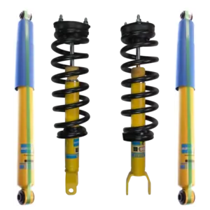 Bilstein 4600 Front Coilovers with OE Replacement Coils and Bilstein 4600 Rear Shocks for 2011-2018 Ram 1500 4WD