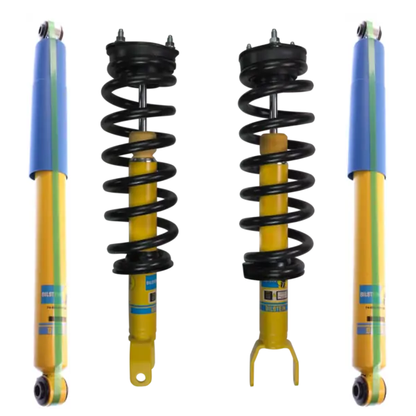 Bilstein 4600 Front Coilovers with OE Replacement Coils and Bilstein 4600 Rear Shocks for 2011-2018 Ram 1500 4WD