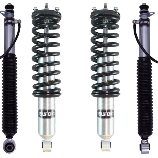 Bilstein 6112 0.9-2.4 Medium Duty(150-200lbs) Assembled Front Coilovers and B8 5160 0-2 Rear Lift Shocks for 2010-2022 Lexus GX460