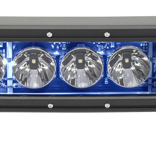 RIGID 20 Inch LED Light Bar Single Row Curved Blue Backlight Radiance Plus - 32001