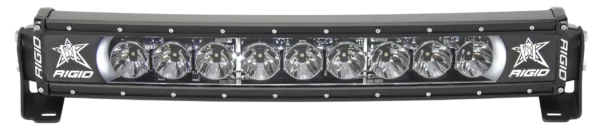 RIGID 20 Inch LED Light Bar Single Row Curved White Backlight Radiance Plus - 32000