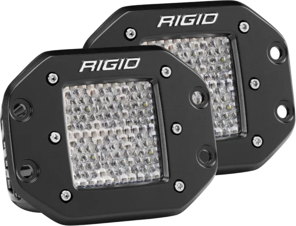 RIGID Diffused Flush Mount Pair D-Series Pro - 512513