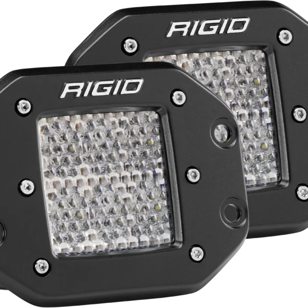 RIGID Diffused Flush Mount Pair D-Series Pro - 512513