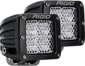 RIGID Diffused Surface Mount Black Pair D-Series Pro - 202513