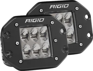 RIGID Driving Flush Mount Pair D-Series Pro - 512313
