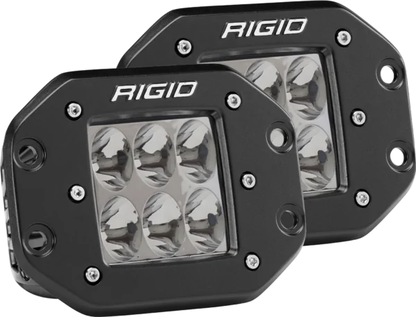 RIGID Driving Flush Mount Pair D-Series Pro - 512313