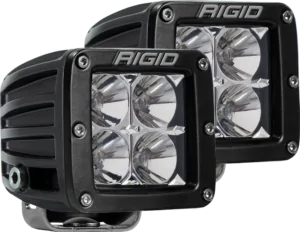 RIGID Flood Surface Mount Black Pair D-Series Pro - 202113