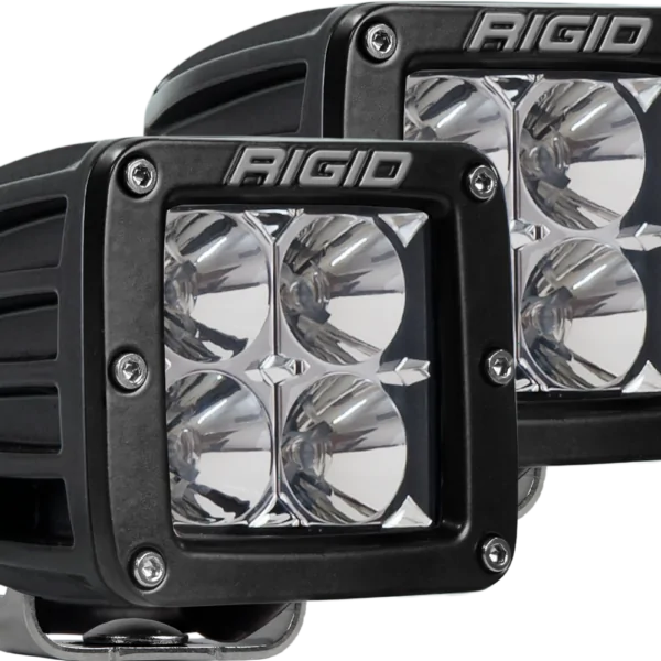 RIGID Flood Surface Mount Black Pair D-Series Pro - 202113
