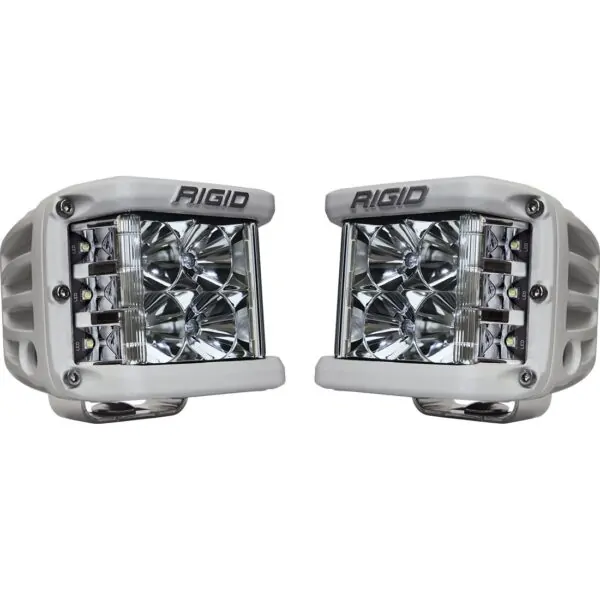 RIGID Flood Surface Mount White Housing Pair D-SS Pro - 862113