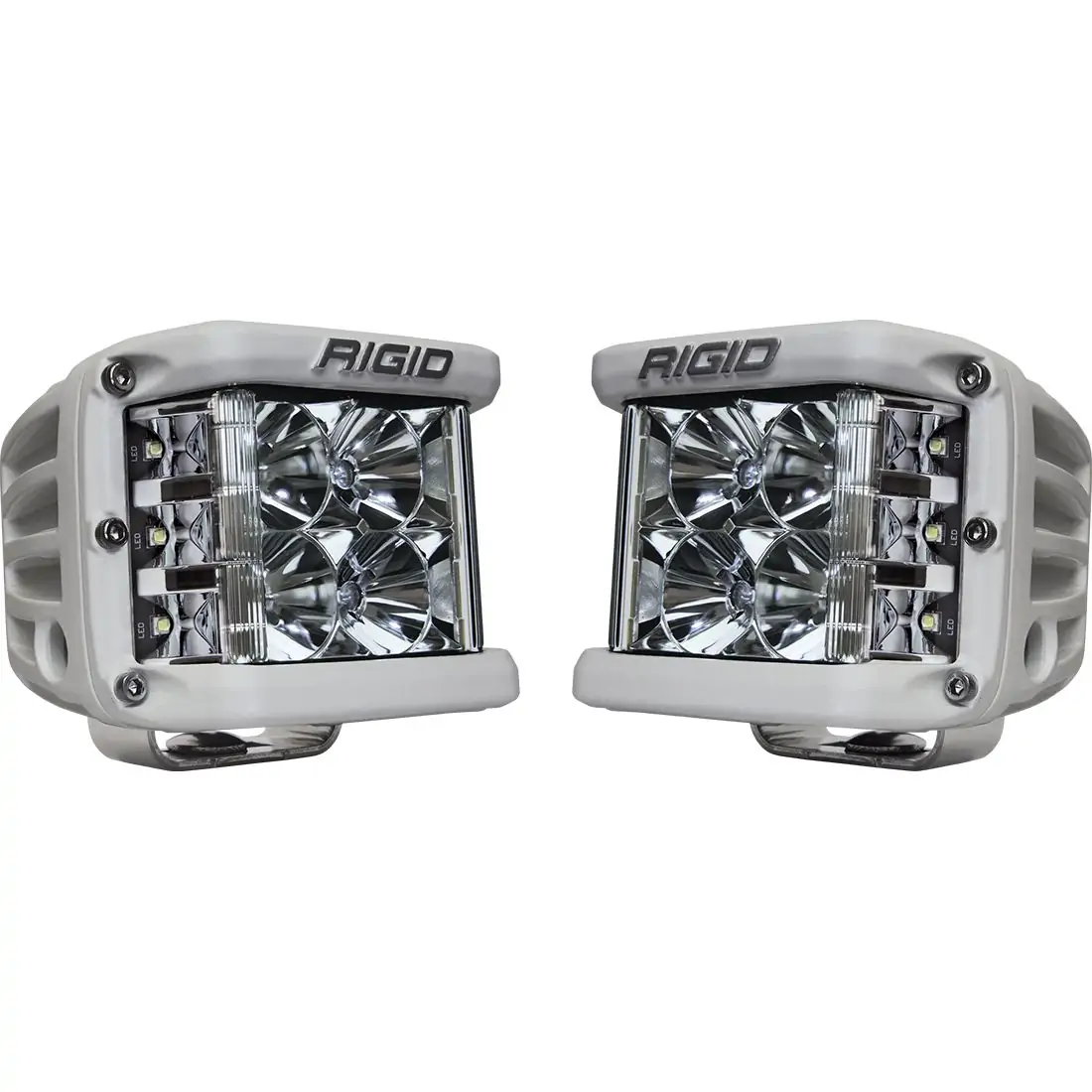 RIGID Flood Surface Mount White Housing Pair D-SS Pro - 862113