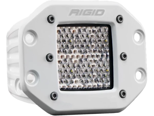 RIGID Hybrid Diffused Flush Mount White Housing D-Series Pro - 611513