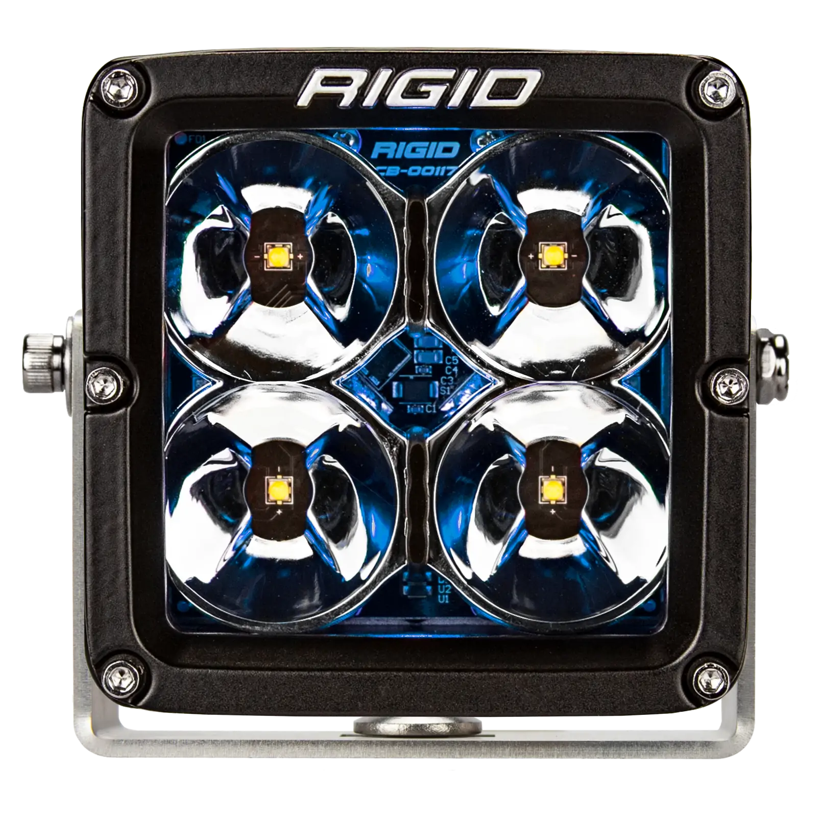 RIGID LED Light Pod 4 Inch Radiance POD XL Blue Backlight Pair RIGID - 32202