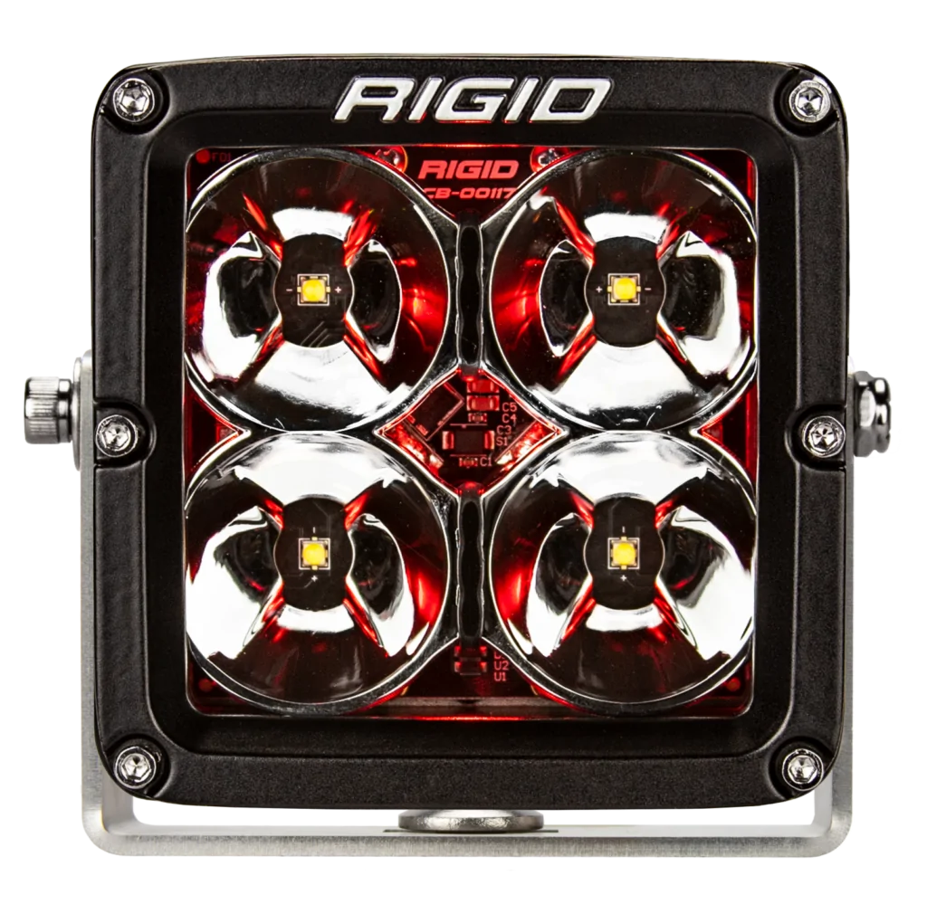 RIGID LED Light Pod 4 Inch Radiance POD XL Red Backlight Pair RIGID - 32203