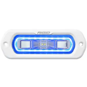 RIGID SR-L Series Marine Spreader Pod 2 Wire Flush Mount White With Blue Halo - 51201