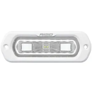 RIGID SR-L Series Marine Spreader Pod 2 Wire Flush Mount White With White Halo - 51200
