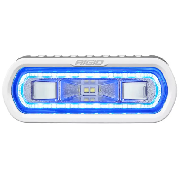 RIGID SR-L Series Marine Spreader Pod 2 Wire Surface Mount White With Blue Halo - 51101