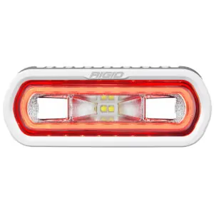 RIGID SR-L Series Marine Spreader Pod 2 Wire Surface Mount White With Red Halo - 51102