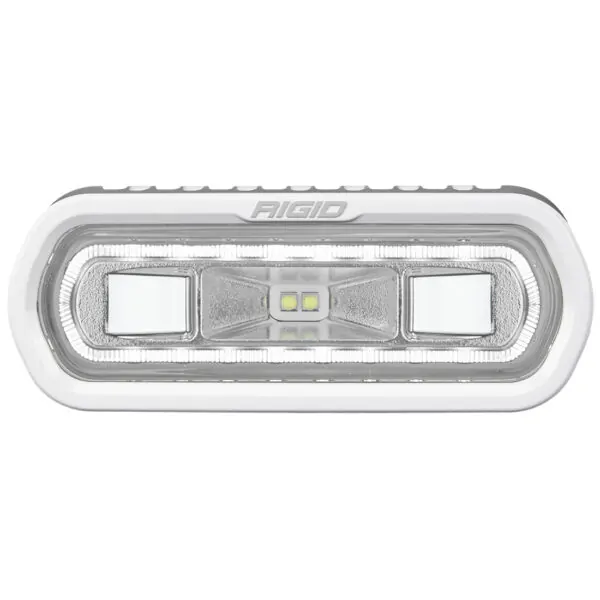 RIGID SR-L Series Marine Spreader Pod 2 Wire Surface Mount White With White Halo - 51100