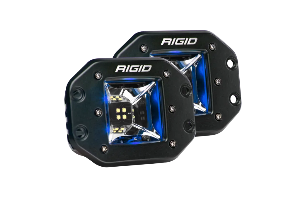 RIGID Scene Blue Backlight Flush Mount Pair Radiance - 68211