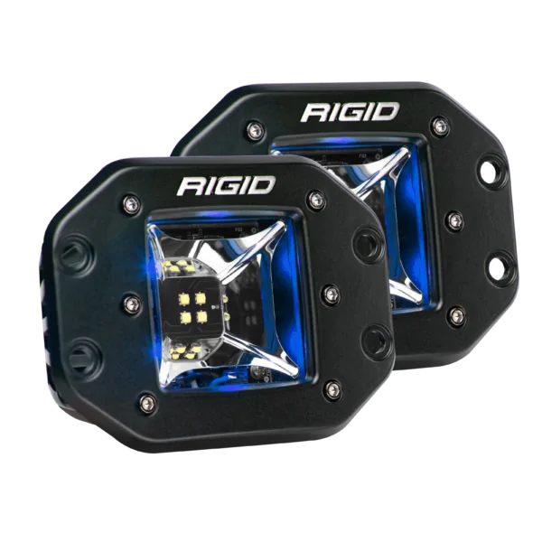 RIGID Scene Blue Backlight Flush Mount Pair Radiance - 68211