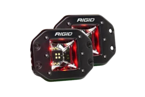 RIGID Scene Red Backlight Flush Mount Pair Radiance - 68212