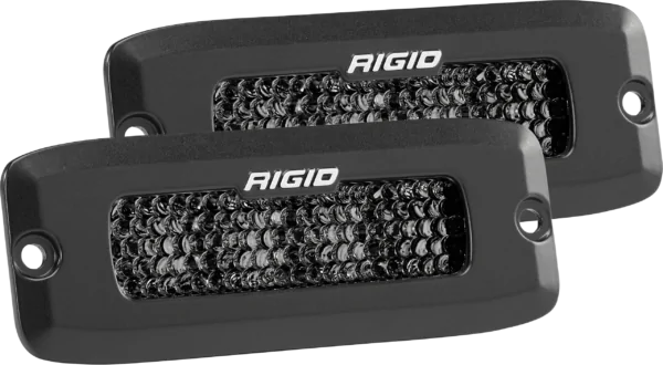 RIGID Spot Diffused Midnight Flush Mount Pair SR-Q Pro - 925513BLK