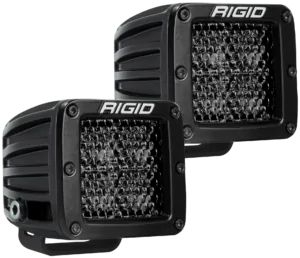 RIGID Spot Diffused Midnight Surface Mount Pair D-Series Pro - 202513BLK