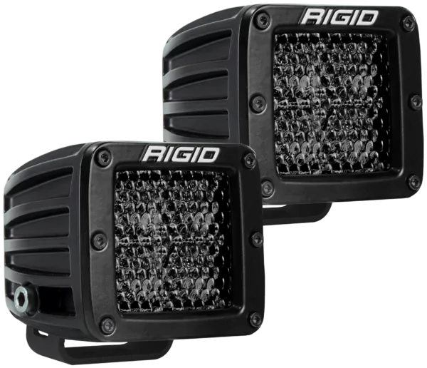 RIGID Spot Diffused Midnight Surface Mount Pair D-Series Pro - 202513BLK