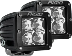 RIGID Spot Surface Mount Black Pair D-Series Pro - 202213