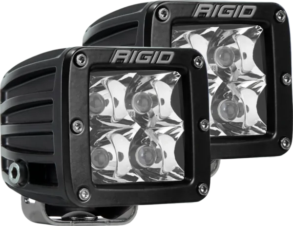 RIGID Spot Surface Mount Black Pair D-Series Pro - 202213