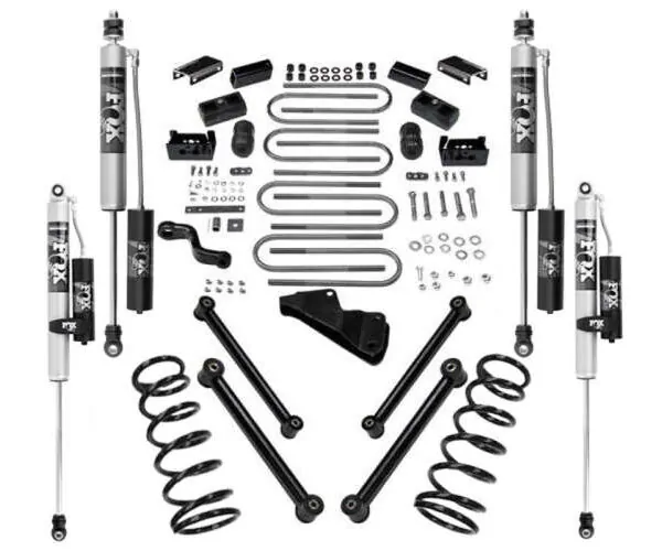 SuperLift 5 Lift Kit with Fox 2.0 Reservoir Shocks for 2000-2002 Dodge Ram 2500-3500 4WD Diesel_K336FX