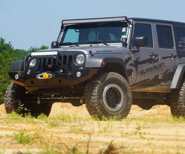 Superlift 4 Lift Kit with Fox 2.0 Reservoir Shocks and Reflex Ctrl Arms for 2007-2018 Jeep Wrangler JK 4Door