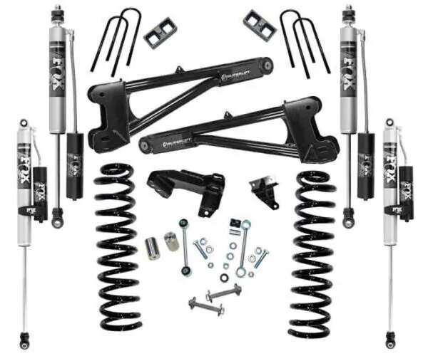 Superlift 4 Lift Kit with Fox 2.0 Reservoir Shocks for 2008-2010 F250-350 4WD Diesel with Replacement Radius Arms_K981FX