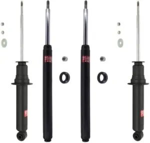 KYB Excel-G GR-2 Front Rear Shocks for 10/92-1995 BMW 525i 365083 365083 341081 341081