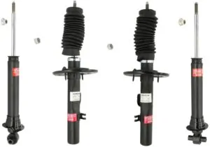 KYB Excel-G GR-2 Front Rear Shocks for 2008-09 FORD Taurus X 2WD 334654 334655 341470 341471