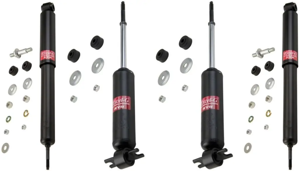 KYB Excel-G GR-2 Front Rear Shocks for 1960 EDSEL Ranger & Villager 343127 343127 343136 343136