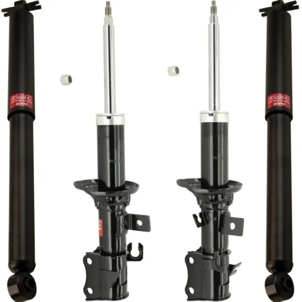 KYB Excel-G GR-2 Front Rear Shocks for 2001-7/1/02 KIA Rio 333502 333503 343353 343353