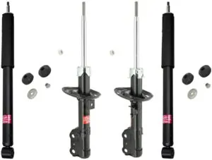 KYB Excel-G GR-2 Front Rear Shocks for 2007-08 HONDA Fit 333474 333475 343487 343487