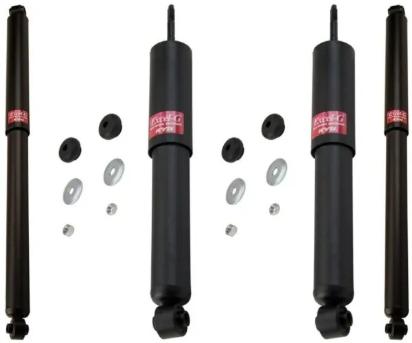 KYB Excel-G GR-2 Front Rear Shocks for 1980-89 FORD F-100 4WD Quad Shock 344049 344049 344077 344077