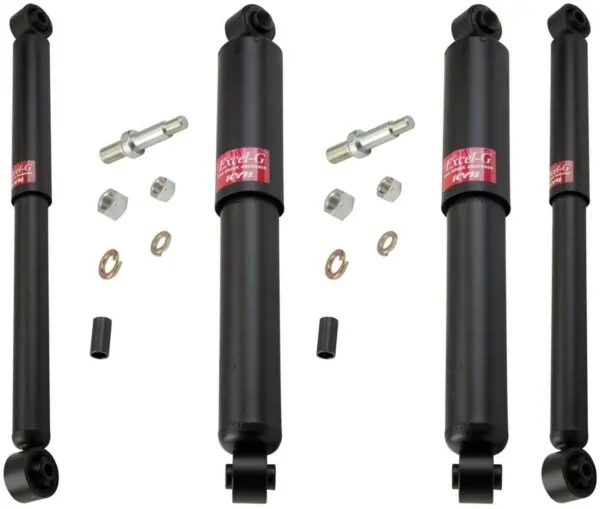 KYB Excel-G GR-2 Front Rear Shocks for 1973-86 GMC Sierra C3500 2WD 344068 344068 344366 344366