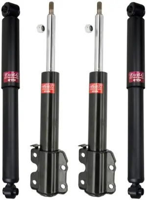 KYB Excel-G GR-2 Front Rear Shocks for 2002-06 MERCEDES BENZ Sprinter 3500 Dual Rear Wheel and High Roof or Chassis Cab 335809 335809 344409 344409