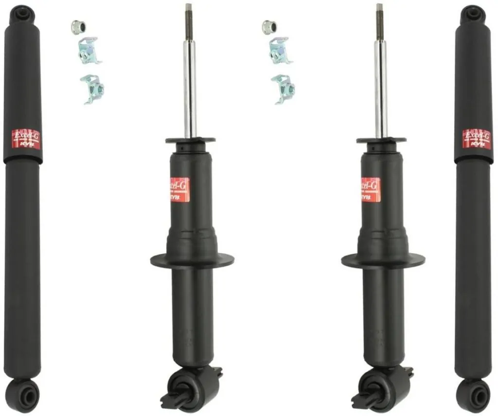 KYB Excel-G GR-2 Front Rear Shocks for 2008-09 CHEVROLET 1500 4WD 341493 341493 345074 345074