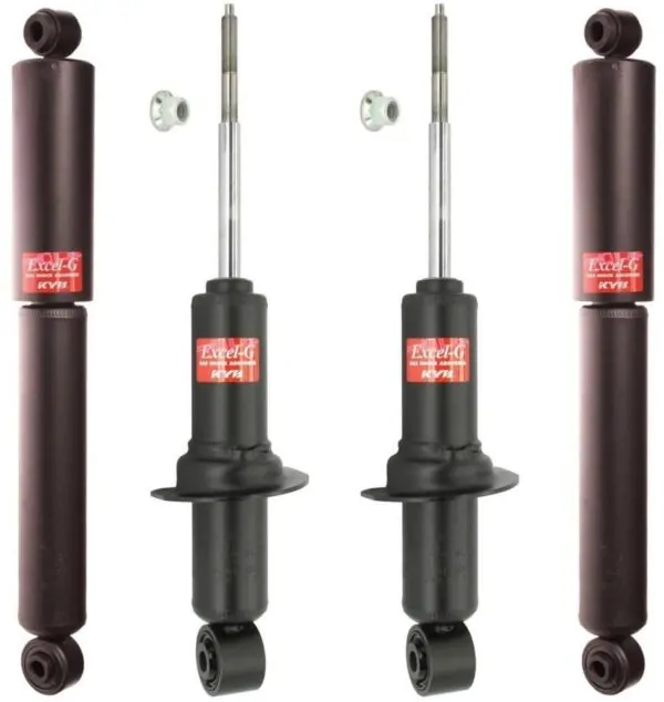 KYB Excel-G GR-2 Front Rear Shocks for 05 - 9/2005 NISSAN Frontier 2WD 341467 341467 345075 345075
