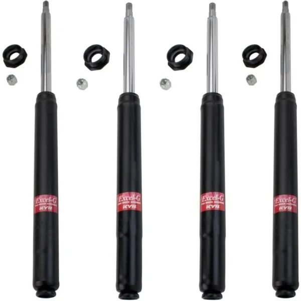 KYB Excel-G GR-2 Front Rear Shocks for 1990-92 LEXUS ES250 Cartridges 365061 365061 365062 365062