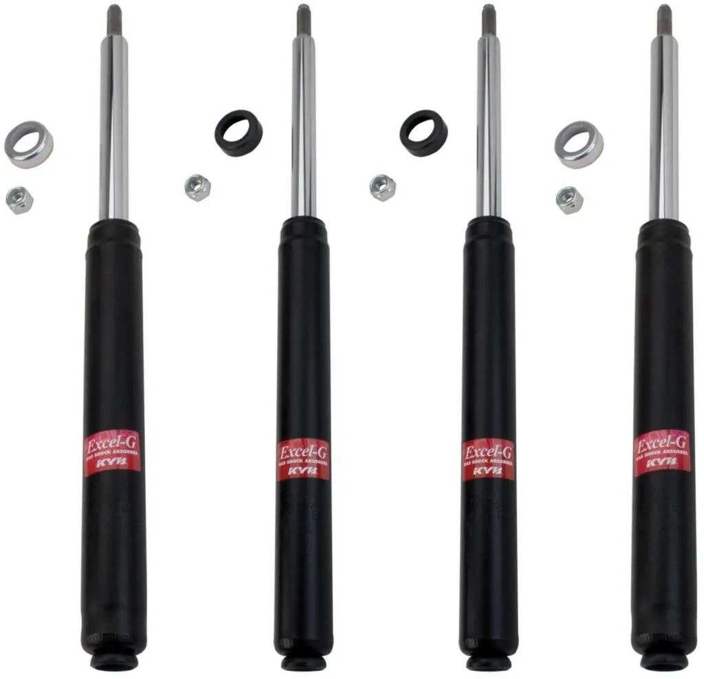 KYB Excel-G GR-2 Front Rear Shocks for 1988-8/91 AUDI 80/90 Quattro 365008 365008 366006 366006