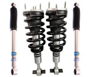 Bilstein 6112 Assembled Front 1.1-2.75 Lift Coilovers and 5100 0-1 Rear Lift Shocks for 2007-2014 Chevrolet Tahoe 1500 2WD-4WD