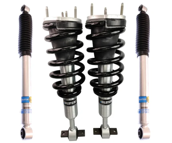 Bilstein 6112 Assembled Front 1.1-2.75 Lift Coilovers and 5100 0-1 Rear Lift Shocks for 2007-2014 Chevrolet Tahoe 1500 2WD-4WD