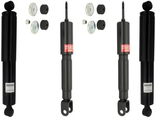 KYB Excel-G GR-2 Front Rear Shocks for 2000 GMC Yukon 4WD 4 Door New Style with Premium Smooth Ride 341343 341343 SR2003 SR2003