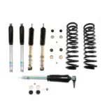 Bilstein 5112 2 Front and Rear Levelling Lift Kit with B8 5100 Steering Stabilizer for 2005-2007 Ford F250 4WD