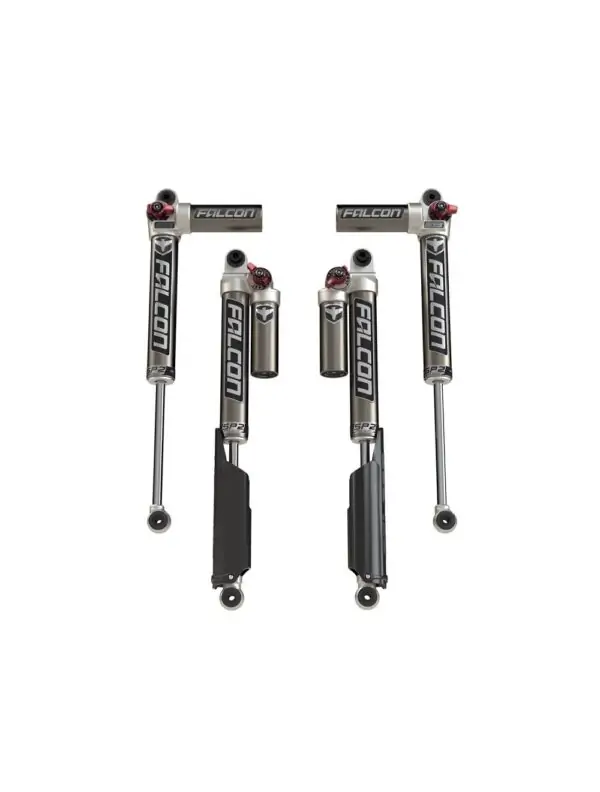 Falcon 3.3 Fast Adjust Piggyback Shock Kit with 2-4.5" Lift for 2018-2023 Jeep Wrangler JL - 10-02-33-400-200
